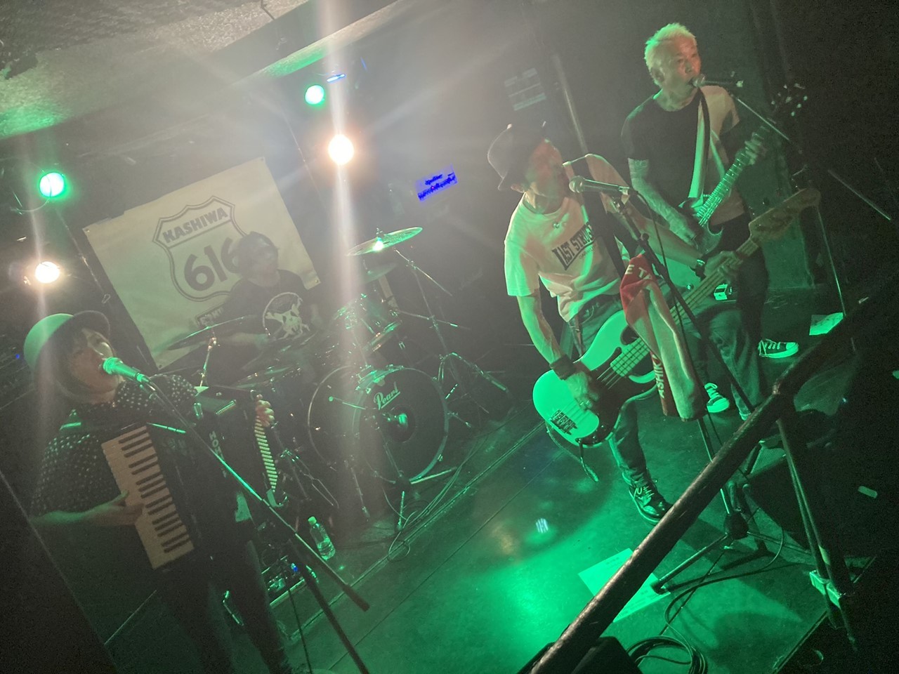柏での友人バンドのライブ