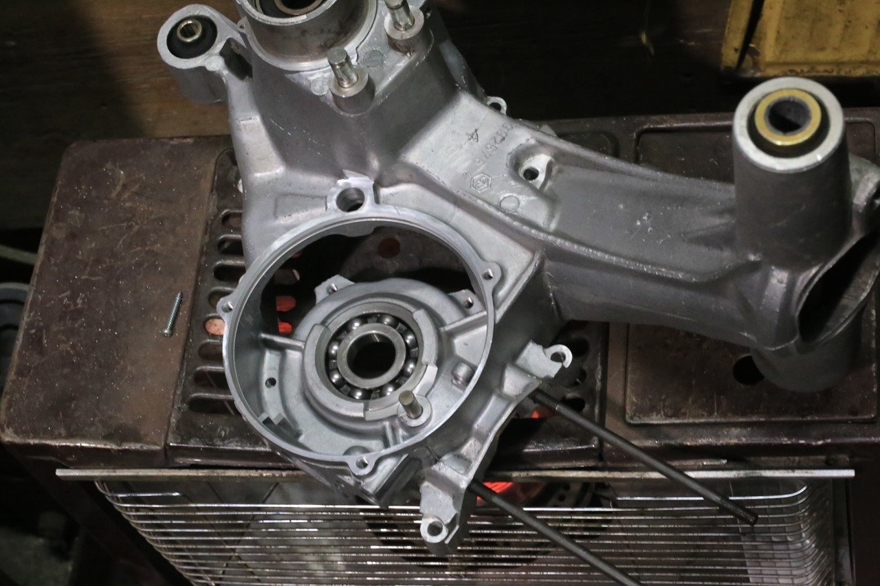 ストーブを使いながらの作業