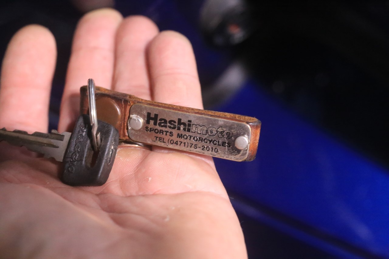 当時のHashimotoキーホルダー