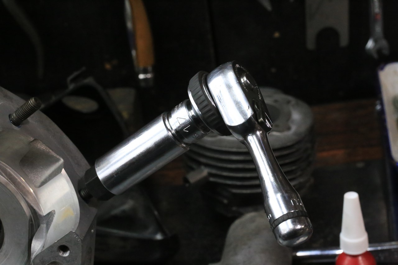 ショートラチェットの使用シーン