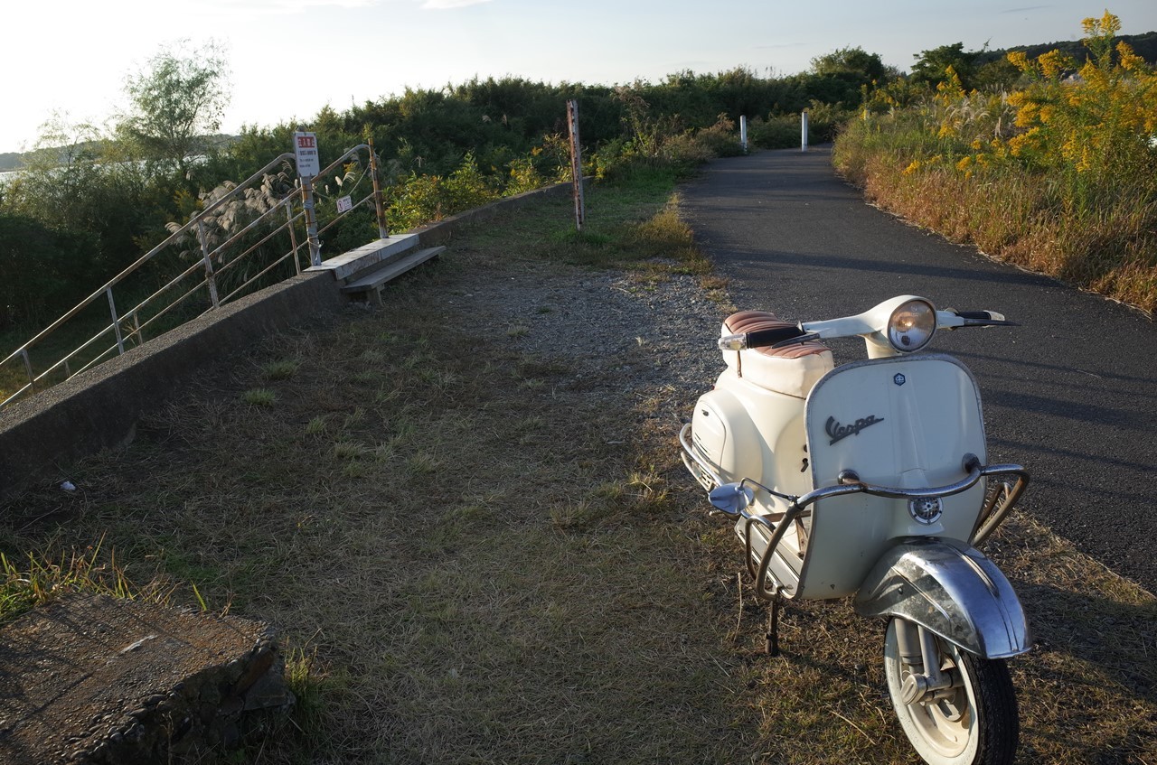 試運転完了し絶好調のベスパ50s