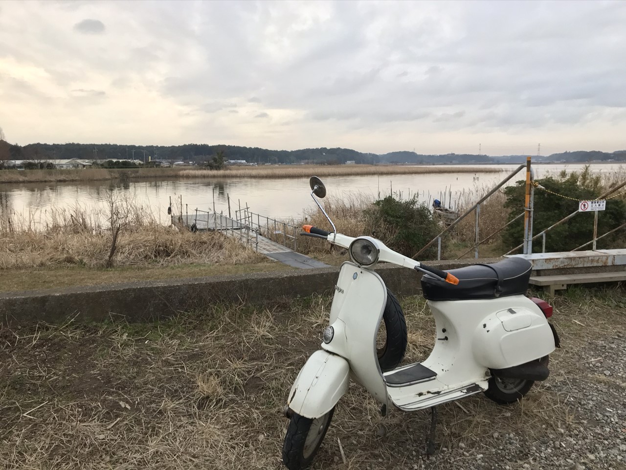 修理完了したベスパ