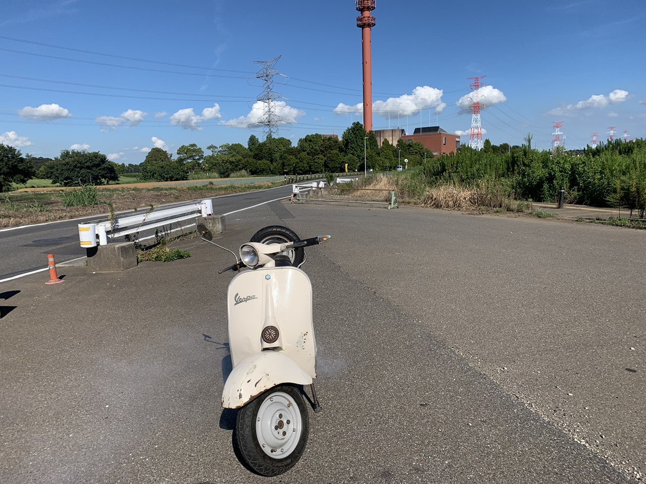 試運転でライト点灯確認中の50s
