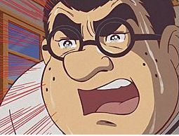 丸メガネを掛けたコミカルな仕上がりの姿