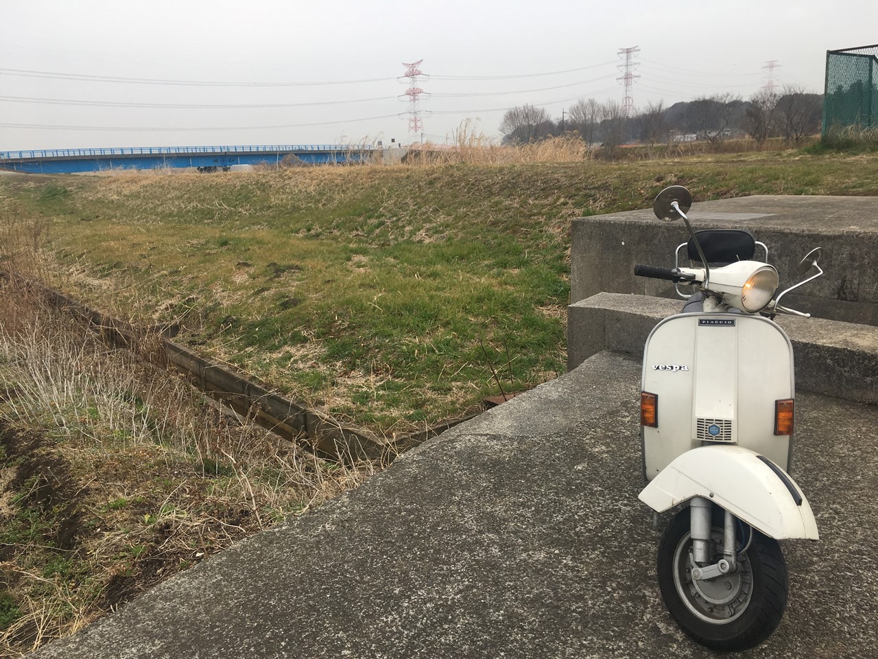 試運転中のベスパP200E