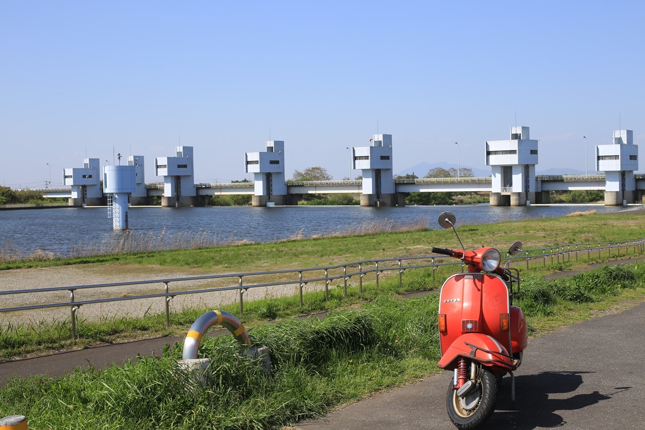 ベスパP125Xの長距離試運転