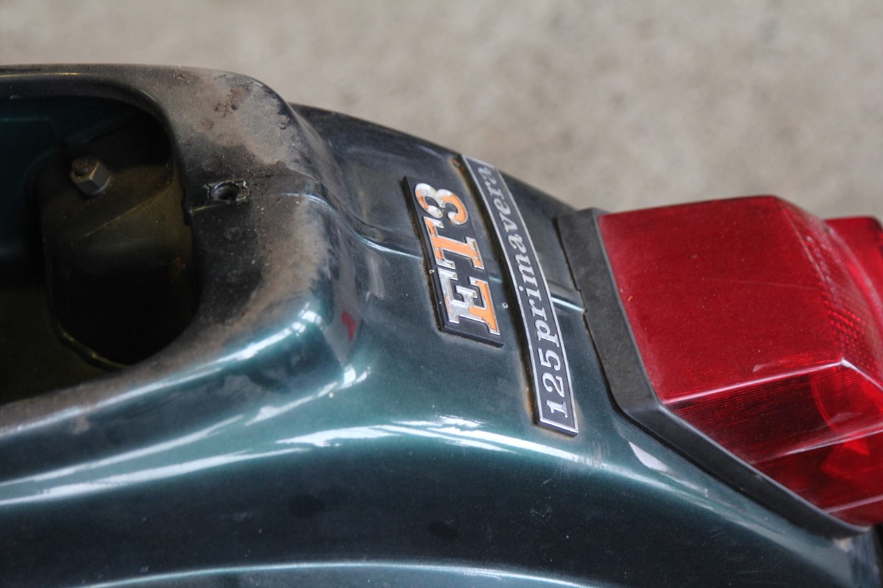 長期不動のベスパ125T3