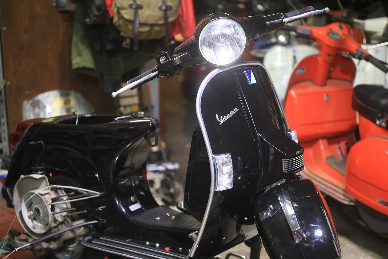 整備中のPX200FL2、お客様に紹介できる状態になった姿