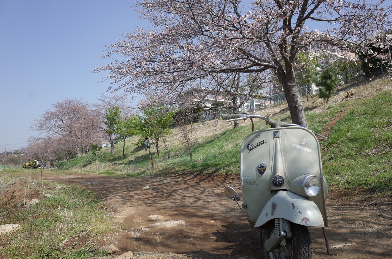 フェンダーライトの試運転風景