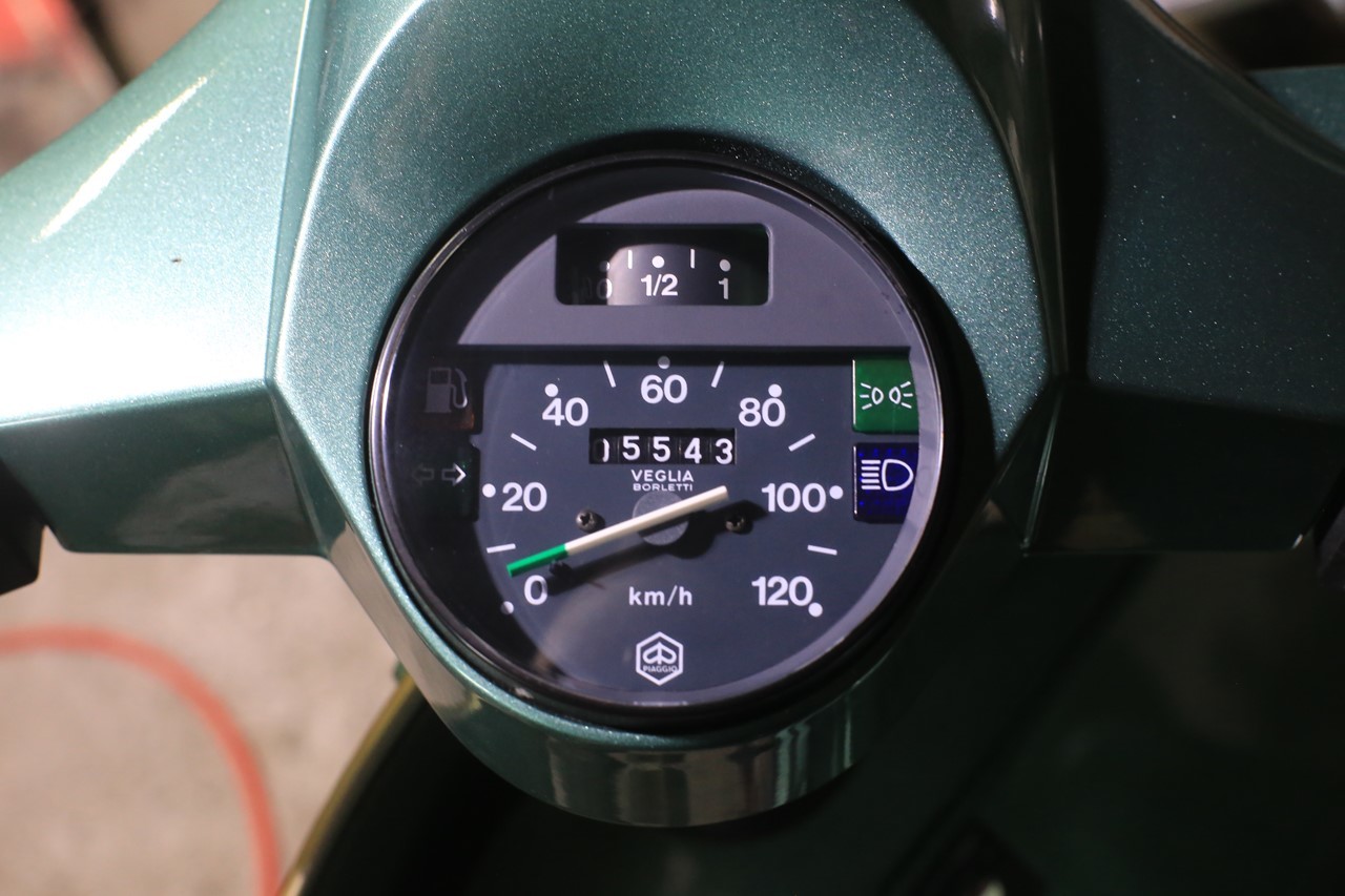 走行距離5543kmのメーター表示