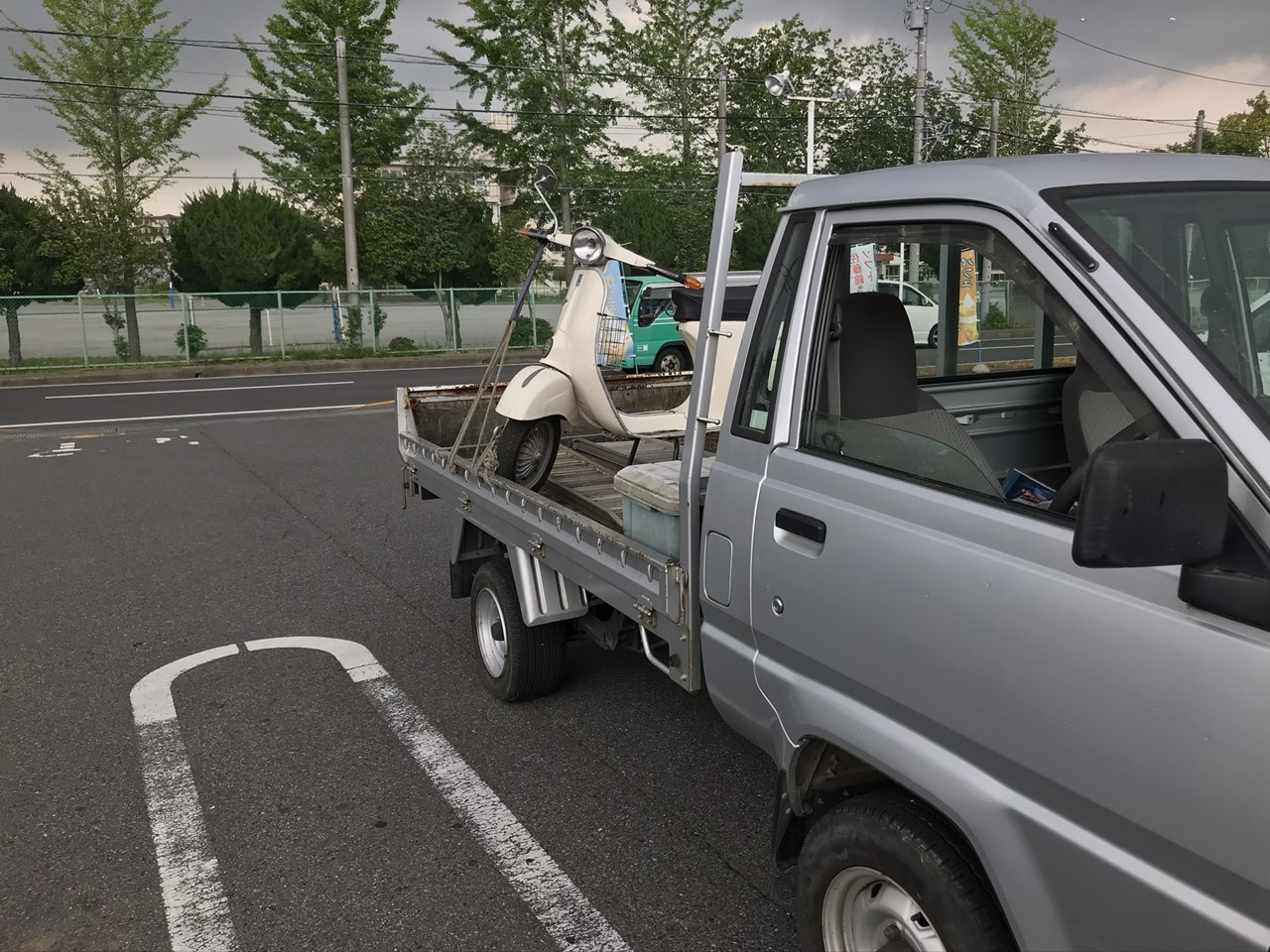 隣市まで修理車を引き取りに向かった道中の一枚