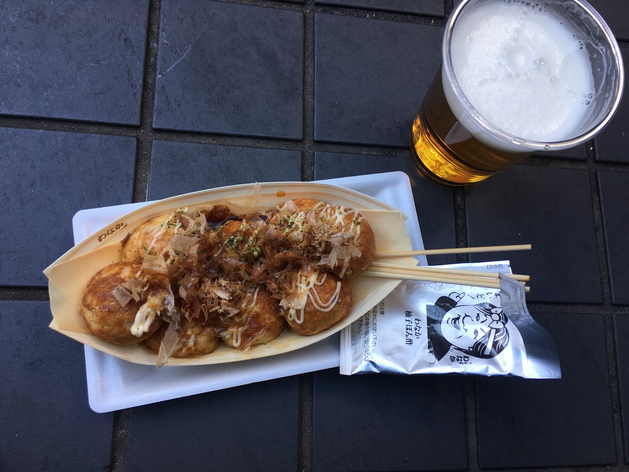 大阪で食べたたこ焼き