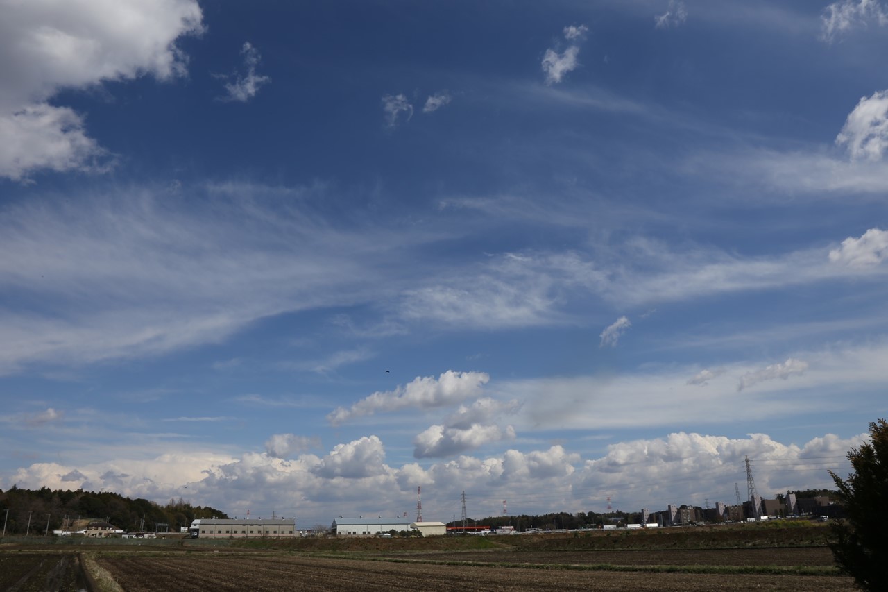 朝の青空