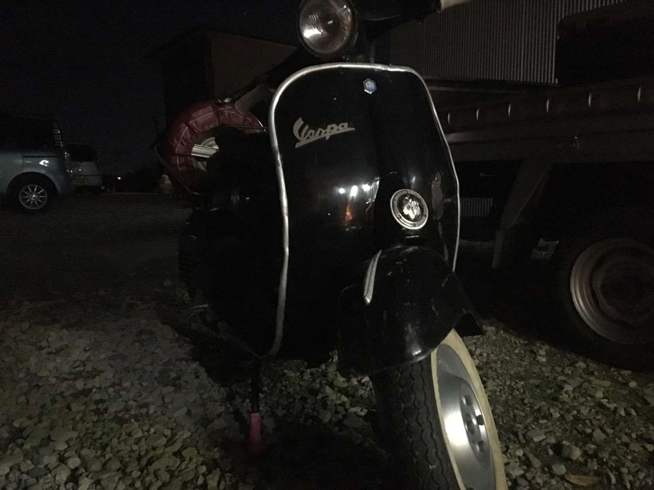 夜間のP200E試運転