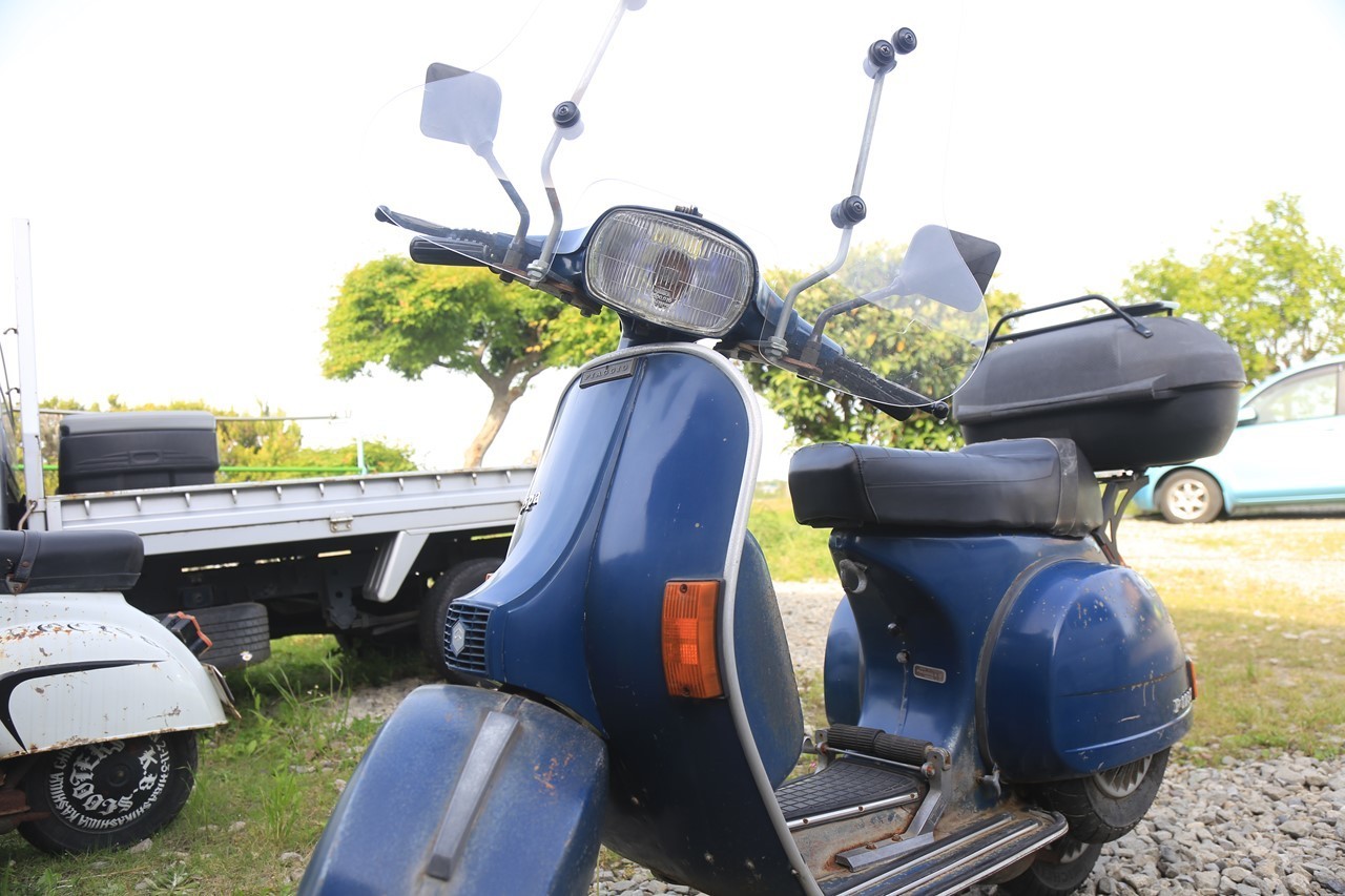 自身のP125Xで100km走行した様子