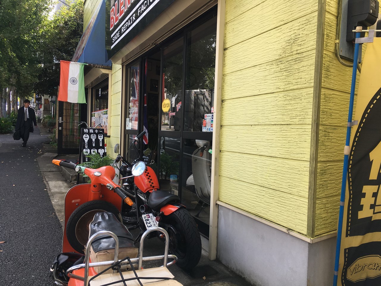 松戸のBLENHEIMさんでブーツのソール張替えを依頼