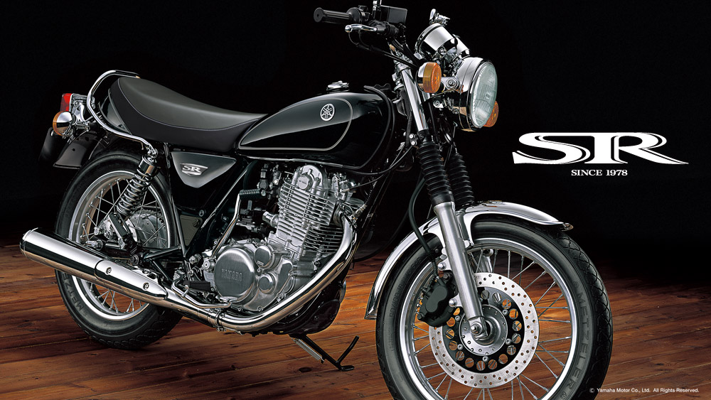 SR400の生産終了を伝えるニュースに触れた場面の写真
