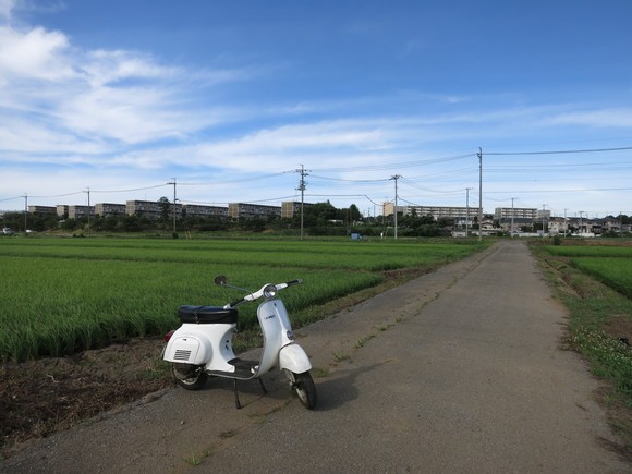 不安を抱えながら試運転するベスパ50s