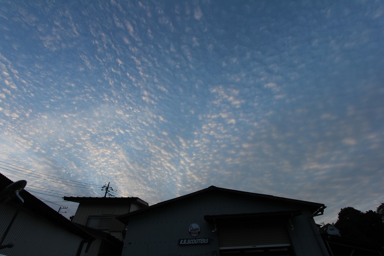 秋らしい空が広がる風景
